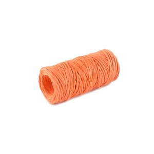 Papier Dekodraht B-Ware Ø 1,5mm - 50m Spule - Farbe / Orange