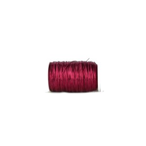 Kupferlackdraht 0,5mm - 100gr. Snapspule - Farbe / Pink