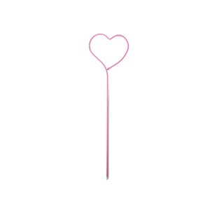 Blumenstecker Herz - 34cm Länge Farbe - Pink