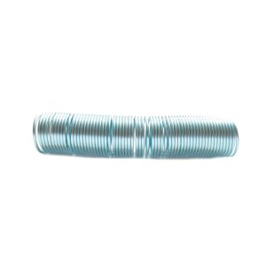 Aluminiumdraht Ø 2mm Spirale/Gedreht - 5m auf ca. 12cm - Farbe Eisblau