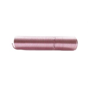 Aluminiumdraht Ø 2mm Spirale/Gedreht - 12m auf ca. 29cm - Farbe Rosa