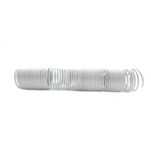 Aluminiumdraht Ø 2mm Spirale/Gedreht - 12m auf ca. 29cm - Farbe Weiss