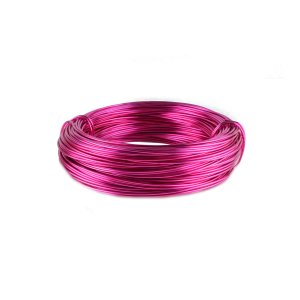 Aluminiumdraht Ø 2mm - 30m / Farbe Pink