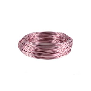 Aluminiumdraht 10x Ø 1mm - 60m - Farbe / Pink - Vorteilspaket