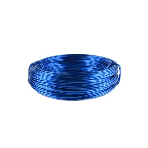 Aluminiumdraht Ø 2mm - 60m / Farbe Blau