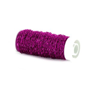 Bouillondraht-Effekt - Eisenbasis - 25Gr. Spule - Farbe Pink