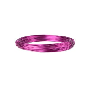 Aluminiumdraht Ø 1mm - 10m / Farbe Pink