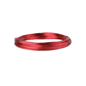 Aluminiumdraht Ø 1mm - 60m / Farbe Rot