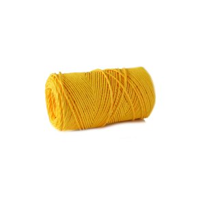 Papier Dekodraht Ø 1,5mm - 500gr. Spule - Farbe / Gelb